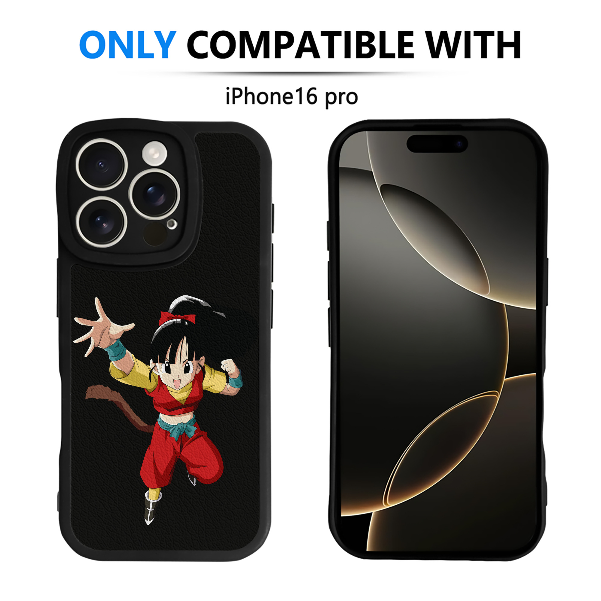 （画像用） ドラゴンボール パン DRAGON BALL Pan 【iPhone 16シリーズ対応】シリコンスマホケース（レザー調） 材質：シリコン